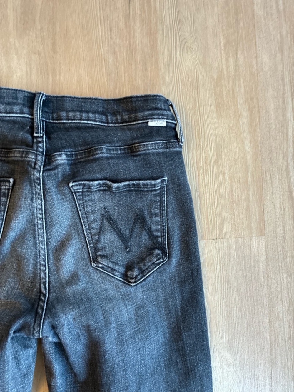 Mother Jeans The Midrise Dazzler Ankle Black Womens 28 in color Stargazing - Picture 6 of 16